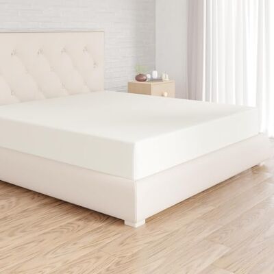 Amazon Basics lençol de microfibra creme ajustável - Roupa de cama Amazon Basics lençol de microfibra creme ajustável - Roupa de cama