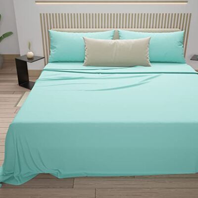 PETTI ARTIGIANI ITALIANI Conjunto de Lençol, Conjunto de Lençóis 100% Algodão, 3 Peças 1pc Lençol de Baixo Ajustável 1pc Fronha de Almofada 1pc Lençol de Cima, 100% Made in Italy, Verde Maçã PETTI ARTIGIANI ITALIANI Conjunto de Lençol, Conjunto de Lençóis 100% Algodão, 3 Peças 1pc Lençol de Baixo Ajustável 1pc Fronha de Almofada 1pc Lençol de Cima, 100% Made in Italy, Verde Maçã