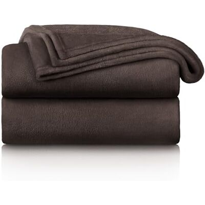 Blumtal - Kuscheldecke Fleece - Dunkelbraun - Fleece blanket Blumtal - Kuscheldecke Fleece - Dunkelbraun - Fleece blanket