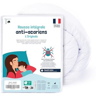 Pharma-Housse PharmaHousse Capa antiácaros integral para edredom produto sanitário garantia de 10 anos capa protetora sem tratamento ou laminação Pharma-Housse PharmaHousse Capa antiácaros integral para edredom produto sanitário garantia de 10 anos capa protetora sem tratamento ou laminação