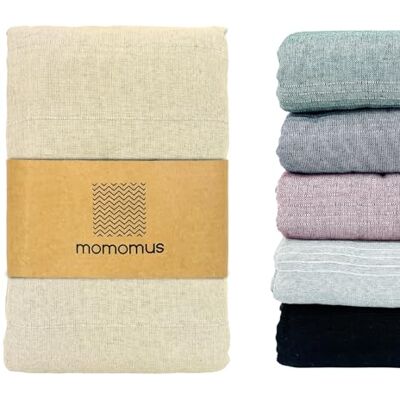 MOMOMUS Manta para sofá de verão Colcha fina multiusos para camas Leve, prática, estilo boémio Ideal como cobertura para sofá, manta para sofá ou manta para cama Bege, 230x260 cm MOMOMUS Manta para sofá de verão Colcha fina multiusos para camas Leve, prática, estilo boémio Ideal como cobertura para sofá, manta para sofá ou manta para cama Bege, 230x260 cm
