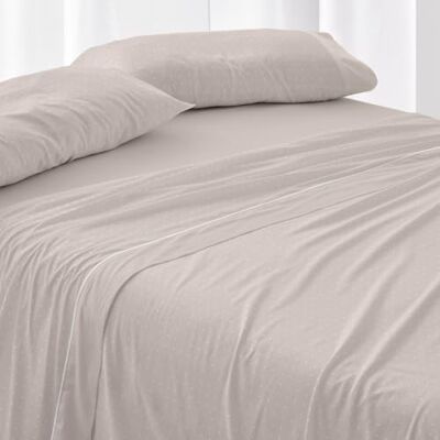 Blanco Lençóis de flanela de algodão, cama de 150 a 160 cm. (medidas disponíveis), design 577 cor areia (150-160x190/200 cm.) Blanco Lençóis de flanela de algodão, cama de 150 a 160 cm. (medidas disponíveis), design 577 cor areia (150-160x190/200 cm.)