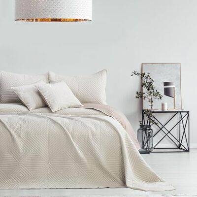 RESTILO AmeliaHome Colcha bege cappucino 200 x 220, cor bege RESTILO AmeliaHome Colcha bege cappucino 200 x 220, cor bege