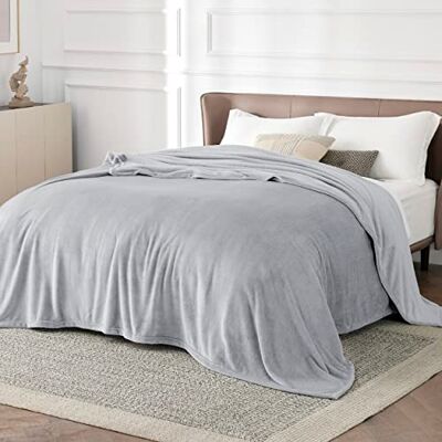 Bedsure Cobertor de peluche macio e polar quente e macio para o inverno e sofá Bedsure Cobertor de peluche macio e polar quente e macio para o inverno e sofá