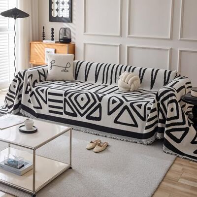 VanderHOME Boémio Mantas para Sofá, Mantas para Sofás, Capa de Sofá para Todas as Estações, Colcha Multiusos para Sofás, Adequada para Sofás, Camas, Viagens ao Ar Livre 180 * 420cm-Bege VanderHOME Boémio Mantas para Sofá, Mantas para Sofás, Capa de Sofá para Todas as Estações, Colcha Multiusos para Sofás, Adequada para Sofás, Camas, Viagens ao Ar Livre 180 * 420cm-Bege