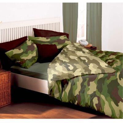 Price Right Home Rapport exército de camuflagem reversível edredão duplo e conjunto de almofada Price Right Home Rapport exército de camuflagem reversível edredão duplo e conjunto de almofada
