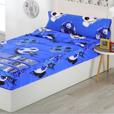 DHESTIA HOME Saco nórdico ajustável com fecho de correr futebol Quick para cama de 90 crianças e cama de 105 cor única tamanho cama 90 DHESTIA HOME Saco nórdico ajustável com fecho de correr futebol Quick para cama de 90 crianças e cama de 105 cor única tamanho cama 90