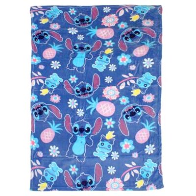 Disney Stitch Cobertor, Design Tropical Stitch Cobertor de Sofá-Cama, Forro Polar Macio e Quente, Presente para Meninas e Adolescentes, 140 x 90 CM Disney Stitch Cobertor, Design Tropical Stitch Cobertor de Sofá-Cama, Forro Polar Macio e Quente, Presente para Meninas e Adolescentes, 140 x 90 CM