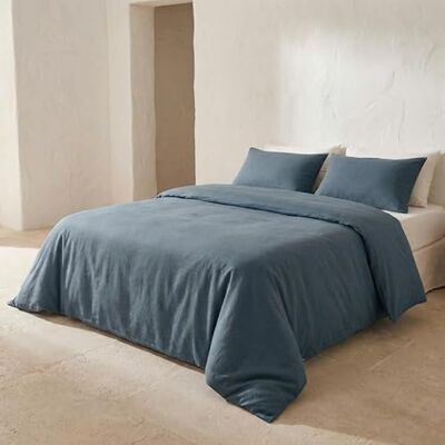 GAMUSI - NORDICA-220-BLUE - AZUL - 220x220 - Conjunto de capa de edredão GAMUSI - NORDICA-220-BLUE - AZUL - 220x220 - Conjunto de capa de edredão