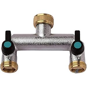 Torneira de Jardim SUINGA - Latão, 1/2'' x 3/4'' Vertical, Dupla Saída Torneira de Jardim SUINGA - Latão, 1/2'' x 3/4'' Vertical, Dupla Saída