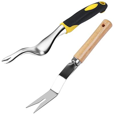 Tioamy Escardador de jardim ferramenta de capina manual remoção de ervas daninhas profunda avador relvado guarnição agente de mudanças garfo arrancador ervas ervas erradicar Tioamy Escardador de jardim ferramenta de capina manual remoção de ervas daninhas profunda avador relvado guarnição agente de mudanças garfo arrancador ervas ervas erradicar