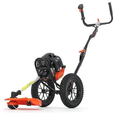 FUXTEC Desboçador com rodas de gasolina de 52 cc e 3 CV desenhado para grandes superfícies e para as suas costas. Aparador Triller, motor de gasolina de 2 tempos FUXTEC Desboçador com rodas de gasolina de 52 cc e 3 CV desenhado para grandes superfícies e para as suas costas. Aparador Triller, motor de gasolina de 2 tempos