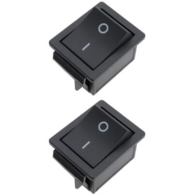 EMSea 2 Interruptores para triturador de banco 5140051-20 16A 250 V ligado/desligado compatível com DEWALT DW756 DW758 EMSea 2 Interruptores para triturador de banco 5140051-20 16A 250 V ligado/desligado compatível com DEWALT DW756 DW758
