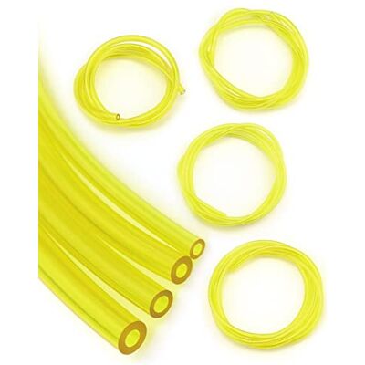 QWORK ® 4 peças de 1m mangueiras de combustível, mangueira de gasolina, 2 x 3,5 mm, 2,5 x 5 mm, 3 x 5 mm, 3 x 6 mm para motosserras, sopradores, lavadoras de alta pressão QWORK ® 4 peças de 1m mangueiras de combustível, mangueira de gasolina, 2 x 3,5 mm, 2,5 x 5 mm, 3 x 5 mm, 3 x 6 mm para motosserras, sopradores, lavadoras de alta pressão