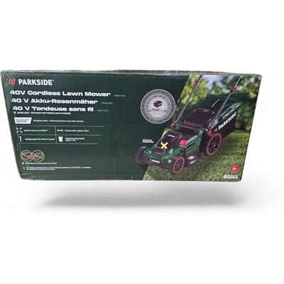Parkside Cortador de relva sem fios ® X20V PRMA 40-Li A2, 7 configurações de corte, sem escovas (sem bateria nem carregador) Parkside Cortador de relva sem fios ® X20V PRMA 40-Li A2, 7 configurações de corte, sem escovas (sem bateria nem carregador)