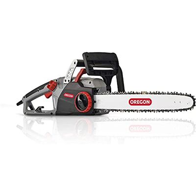 Oregon Motosierra Eléctrica con Cable 2400W, Espada 45cm () Afiação automática PowerSharp, baixo retrocesso, lubrificação automática, leve e silenciosa, garantia de 3 anos Oregon Motosierra Eléctrica con Cable 2400W, Espada 45cm () Afiação automática PowerSharp, baixo retrocesso, lubrificação automática, leve e silenciosa, garantia de 3 anos