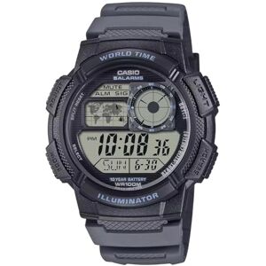 Casio Relógio digital de quartzo para homem com correia de plástico Casio Relógio digital de quartzo para homem com correia de plástico