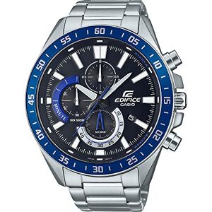 Casio Relógio Cronógrafo Masculino de Quartzo Edifice, Prata, Desportos Casio Relógio Cronógrafo Masculino de Quartzo Edifice, Prata, Desportos