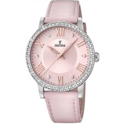 Festina Relógio Feminino, Analógico, Quartzo, 32002706, Rosa., Tamanho único, pulseira Festina Relógio Feminino, Analógico, Quartzo, 32002706, Rosa., Tamanho único, pulseira