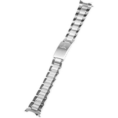 Alienwork 20 mm correia relógio correia de metal, Pulseira de metal prateado, Resistente Alienwork 20 mm correia relógio correia de metal, Pulseira de metal prateado, Resistente