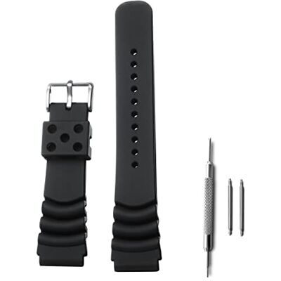 ADDIESDIVE Correas de reloj de silicona para hombre, correa de goma de liberación rápida para relojes, 20 mm y 22 mm ADDIESDIVE Correas de reloj de silicona para hombre, correa de goma de liberación rápida para relojes, 20 mm y 22 mm