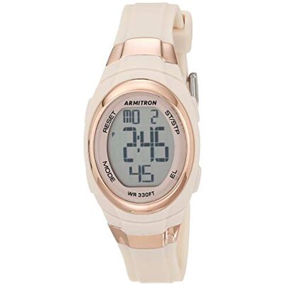 Armitron Relógio Esportivo 45/7034 Relógio Digital com Cronógrafo e Pulseira de Resina para Mulher Armitron Relógio Esportivo 45/7034 Relógio Digital com Cronógrafo e Pulseira de Resina para Mulher