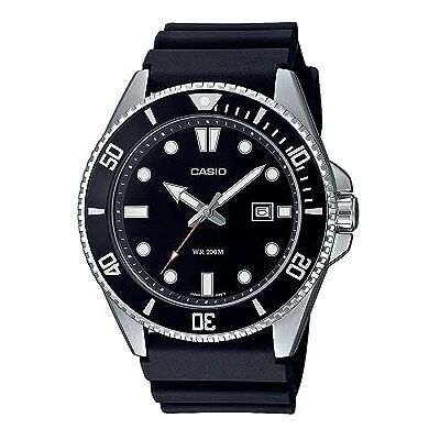 Casio Collection Relógio Analógico de Quartzo Masculino, Preto Casio Collection Relógio Analógico de Quartzo Masculino, Preto