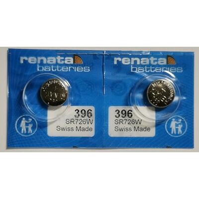 Renata Duas baterias 396 SR726W Renata Duas baterias 396 SR726W