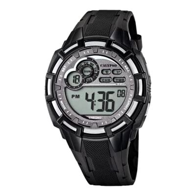 Calypso Relógio digital homem de borracha preta relógio desportivo homem resistente à água 10 ATM data e calendário, cronógrafo, horário duplo, luz, alarme, 12 e 24 horas Flash Time Calypso Relógio digital homem de borracha preta relógio desportivo homem resistente à água 10 ATM data e calendário, cronógrafo, horário duplo, luz, alarme, 12 e 24 horas Flash Time