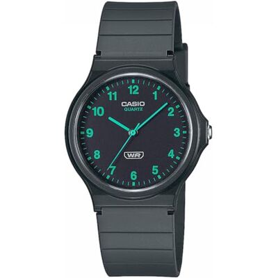Casio Relógio analógico de quartzo unissexo com correia em , antracite, moderno Casio Relógio analógico de quartzo unissexo com correia em , antracite, moderno