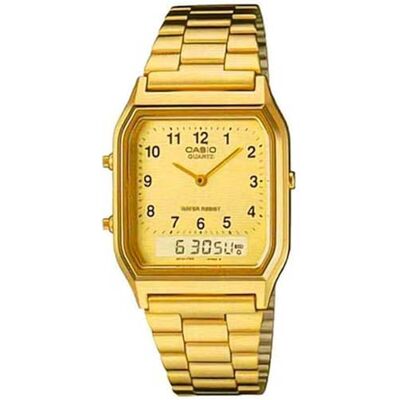 Casio 19374 AQ-230-9BM relógio cavalheiro quartzo Casio 19374 AQ-230-9BM relógio cavalheiro quartzo