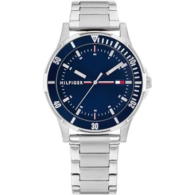Tommy Hilfiger Relógios Analógico Quartzo 32016089, azul, pulseira Tommy Hilfiger Relógios Analógico Quartzo 32016089, azul, pulseira