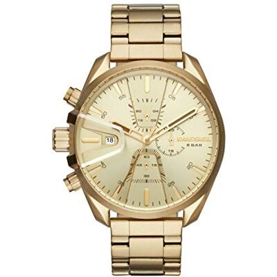 Diesel Relógio MS9 para Homem, Movimento cronógrafo de Quartzo com Pulseira de Pele, Silicone ou Aço Inoxidável Diesel Relógio MS9 para Homem, Movimento cronógrafo de Quartzo com Pulseira de Pele, Silicone ou Aço Inoxidável