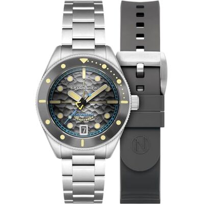 Spinnaker Relógio automático Challenger de 42 mm para homem com pulseira de aço inoxidável sólido SP-5159 Spinnaker Relógio automático Challenger de 42 mm para homem com pulseira de aço inoxidável sólido SP-5159