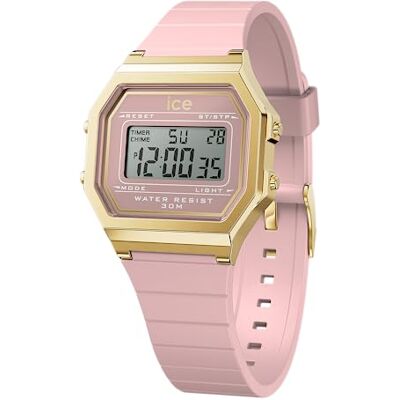 ICE-WATCH Digit Retro, relógio para mulher com correia de plástico (S), ROSA, Retrô ICE-WATCH Digit Retro, relógio para mulher com correia de plástico (S), ROSA, Retrô