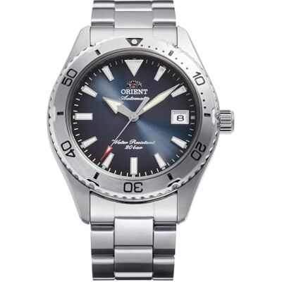Orient Sports Mako 40mm Reloj de pulsera mecánico mecánico para hombre de cuerda automática y manual Orient Sports Mako 40mm Reloj de pulsera mecánico mecánico para hombre de cuerda automática y manual