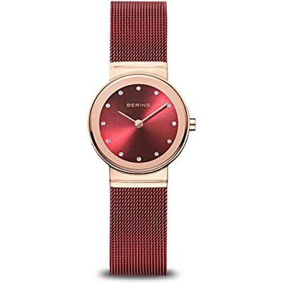 BERING 10126-303 Relógio de quartzo, Vermelho / dourado rosa BERING 10126-303 Relógio de quartzo, Vermelho / dourado rosa