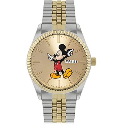 Disney Mickey Mouse Relógio de pulso de dois tons para crianças Disney Mickey Mouse Relógio de pulso de dois tons para crianças