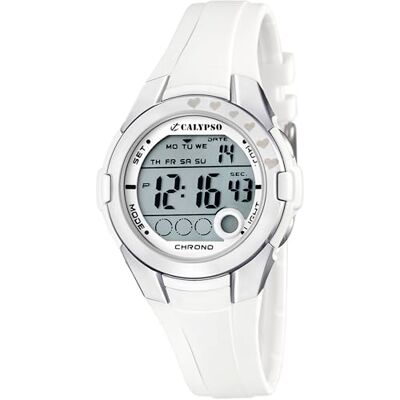 Calypso Relógio analógico K5571, Branco Calypso Relógio analógico K5571, Branco