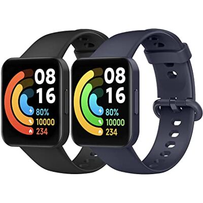 MoKo Correa Deportiva Compatible con Redmi Watch 2 Lite/Xiaomi Poco Watch Silicone macio, impermeável e respirável, para homens e mulheres MoKo Correa Deportiva Compatible con Redmi Watch 2 Lite/Xiaomi Poco Watch Silicone macio, impermeável e respirável, para homens e mulheres