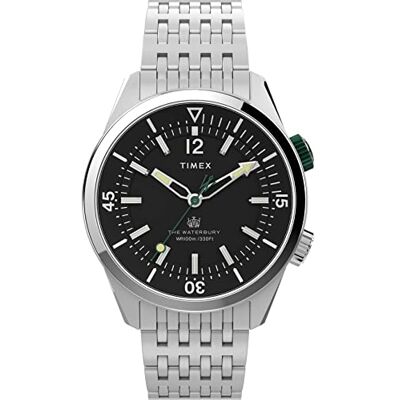 Timex Relógio analógico de quartzo para homem Waterbury Dive Timex Relógio analógico de quartzo para homem Waterbury Dive