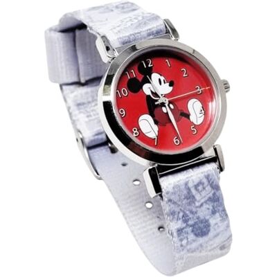 Disney Relógio de pulso Mickey Mouse com alça ajustável Disney Relógio de pulso Mickey Mouse com alça ajustável