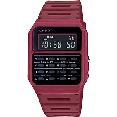 Casio Relógio Digital Unisexo de Quartzo com Pulseira de Resina CA-53WF-4B Casio Relógio Digital Unisexo de Quartzo com Pulseira de Resina CA-53WF-4B