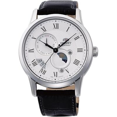 Orient Relógio elegante RA-AK0008S10B, branco, clássico Orient Relógio elegante RA-AK0008S10B, branco, clássico