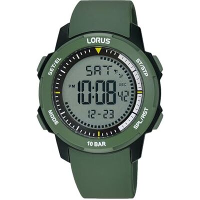 Lorus Reloj Digital de Cuarzo para Hombre con Correa de Silicona Lorus Reloj Digital de Cuarzo para Hombre con Correa de Silicona