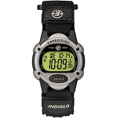 Timex Orologio Unisex Expedition digital CAT Mid-Size com cinto rápido preto T47852 Timex Orologio Unisex Expedition digital CAT Mid-Size com cinto rápido preto T47852