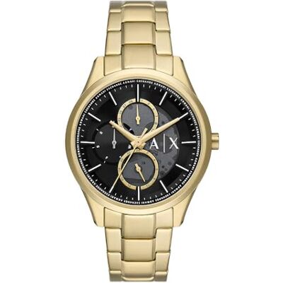 Giorgio Armani Reloj para Hombre, Movimiento multifunción de Cuarzo y Caja de 42 mm con Correa de Acero Inoxidable Giorgio Armani Reloj para Hombre, Movimiento multifunción de Cuarzo y Caja de 42 mm con Correa de Acero Inoxidable