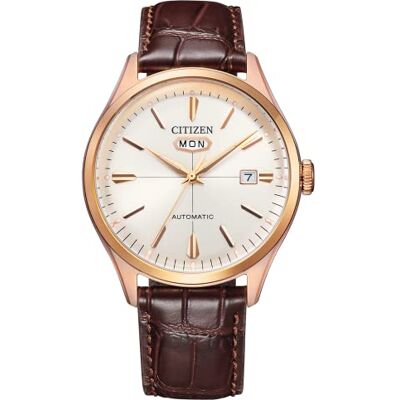 Citizen Relógio Analógico Automático para Homem, Castanho, Tamanho único Citizen Relógio Analógico Automático para Homem, Castanho, Tamanho único