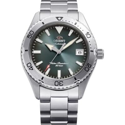 Orient Sports Mako 40mm Reloj de pulsera mecánico mecánico para hombre de cuerda automática y manual Orient Sports Mako 40mm Reloj de pulsera mecánico mecánico para hombre de cuerda automática y manual