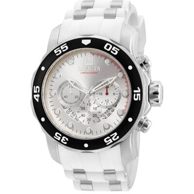 INVICTA Relógio Masculino , branco / prateado INVICTA Relógio Masculino , branco / prateado